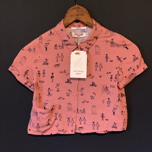 Nice Things Mini Camp Shirt w/ Pocket - Picture 4 of 9